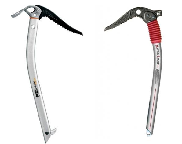 Cepina za plezanje v snegu (Vir: Petzl, Grivel)